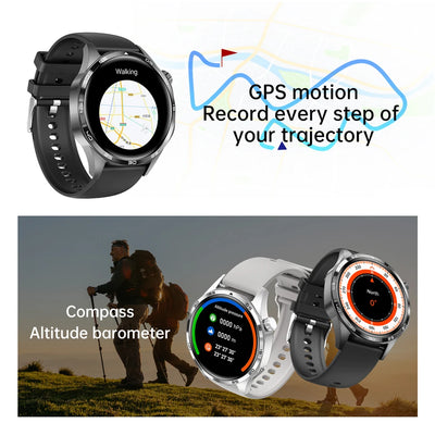 Para Huawei GT5 PRO Smart Watch Men Watch 4 Pro versão atualizada Tela AMOLED HD Bluetooth Chamada GPS NFC Frequência cardíaca SmartWatches