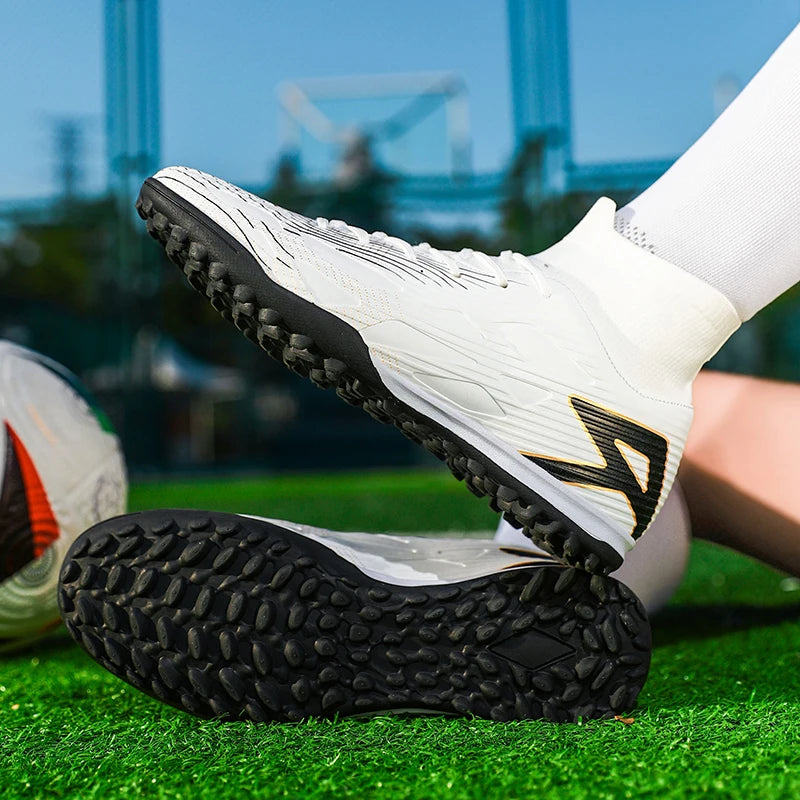 Chuteira de futebol original masculina Society, leve, TF/FG, para quadra de futsal, 2025, nova chuteira de futebol de cinco jogadores para adolescentes