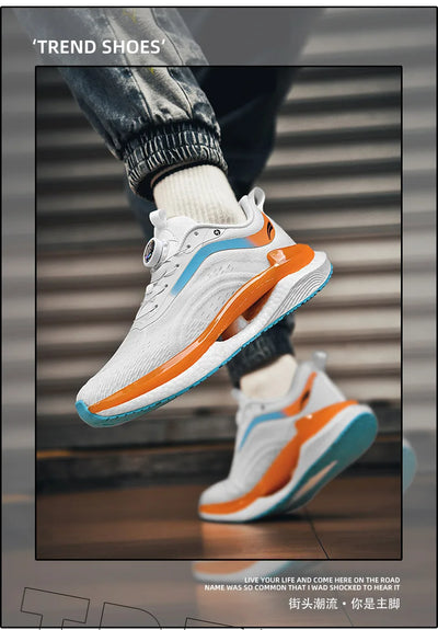 Sapatos masculinos Tênis masculinos casuais Tênis de luxo Tênis de corrida Respirável Tênis de corrida da moda para mulheres