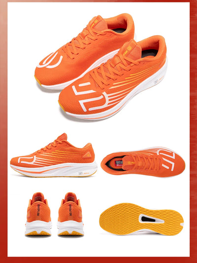 Tênis esportivos masculinos Baasploa para corrida, com placa de carbono, com amortecimento profissional, respirável e antiderrapante para corrida ao ar livre