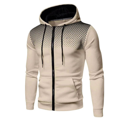 Jaquetas masculinas com zíper 2023, outono inverno, casacos casuais de lã, jaqueta bomber, gola cachecol, moda, com capuz, vestuário masculino slim fit, com capuz