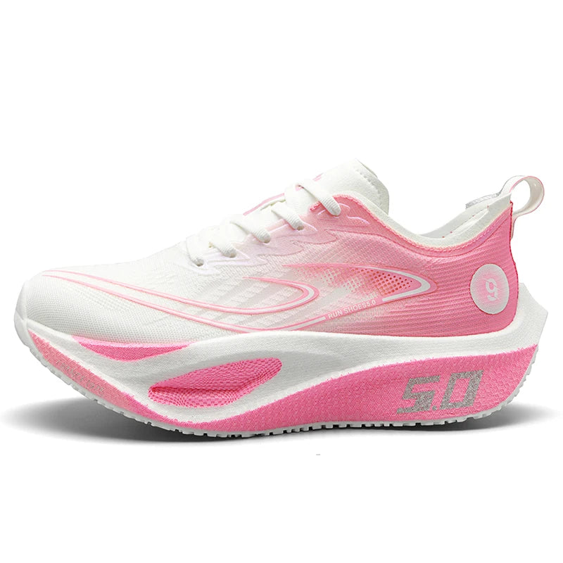 Calçados esportivos masculinos com amortecimento, antiderrapantes, planos, resistentes ao desgaste, tênis de corrida em malha respirável e plataforma macia para homens