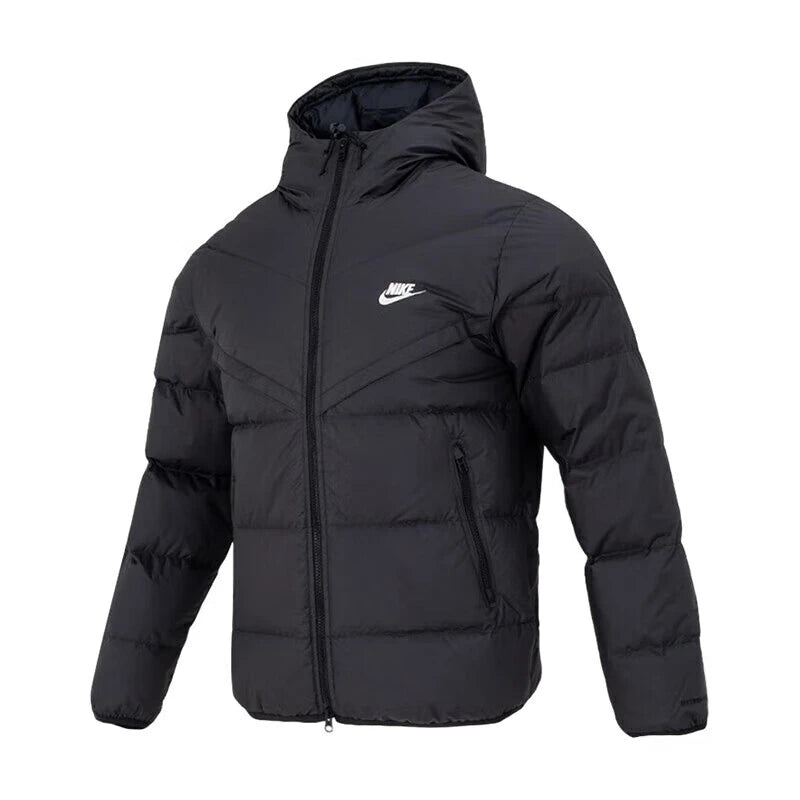 Jaqueta masculina com capuz e roupa esportiva original Nike AS M NL TF Filled Puffer JKT