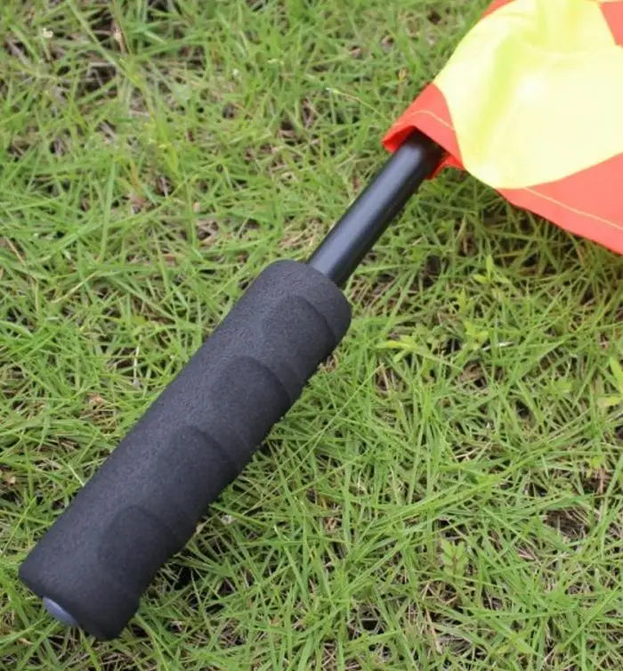 1/2 peças bandeira de árbitro de futebol Fair Play Sports match bandeiras de bandeirinha de futebol equipamento de árbitro bandeira de bandeirinha de futebol