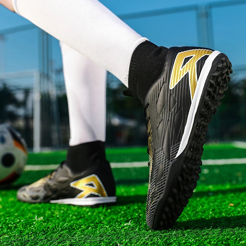 Chuteira de futebol original masculina Society, leve, TF/FG, para quadra de futsal, 2025, nova chuteira de futebol de cinco jogadores para adolescentes