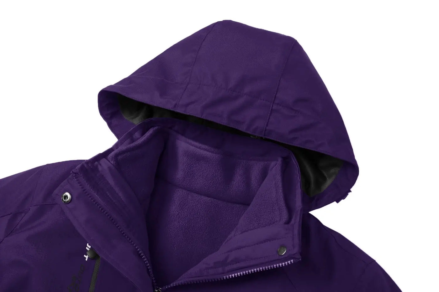 KEFITEVD 3 em 1 Jaquetas de esqui de inverno femininas, lã quente, térmica, neve, jaqueta impermeável, roupas de caminhada, casacos corta-vento para áreas externas