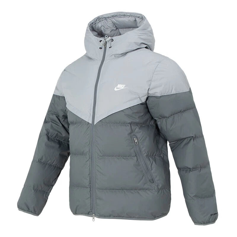 Jaqueta masculina com capuz e roupa esportiva original Nike AS M NL TF Filled Puffer JKT