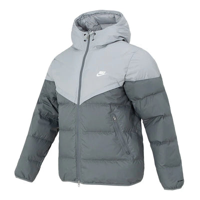 Jaqueta masculina com capuz e roupa esportiva original Nike AS M NL TF Filled Puffer JKT