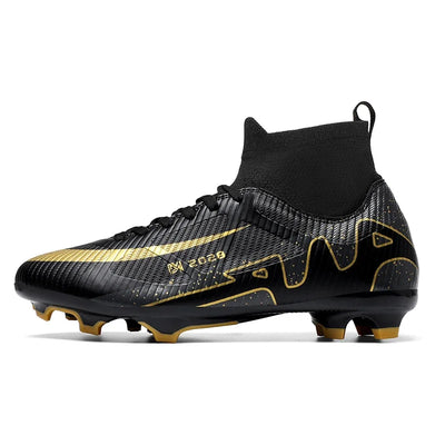 Novas chuteiras masculinas de futebol, chuteiras de futebol rápido, chuteiras de campo de futebol profissional, tênis originais para meninos de futsal TF/FG