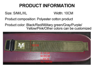 GOBYGO 1 Pç Cinto de Levantamento de Peso Fitness Agachamento Pull-Up Academia Levantamento de Força Suporte Lombar Ajustável Fivela de Metal Treinamento Cruzado