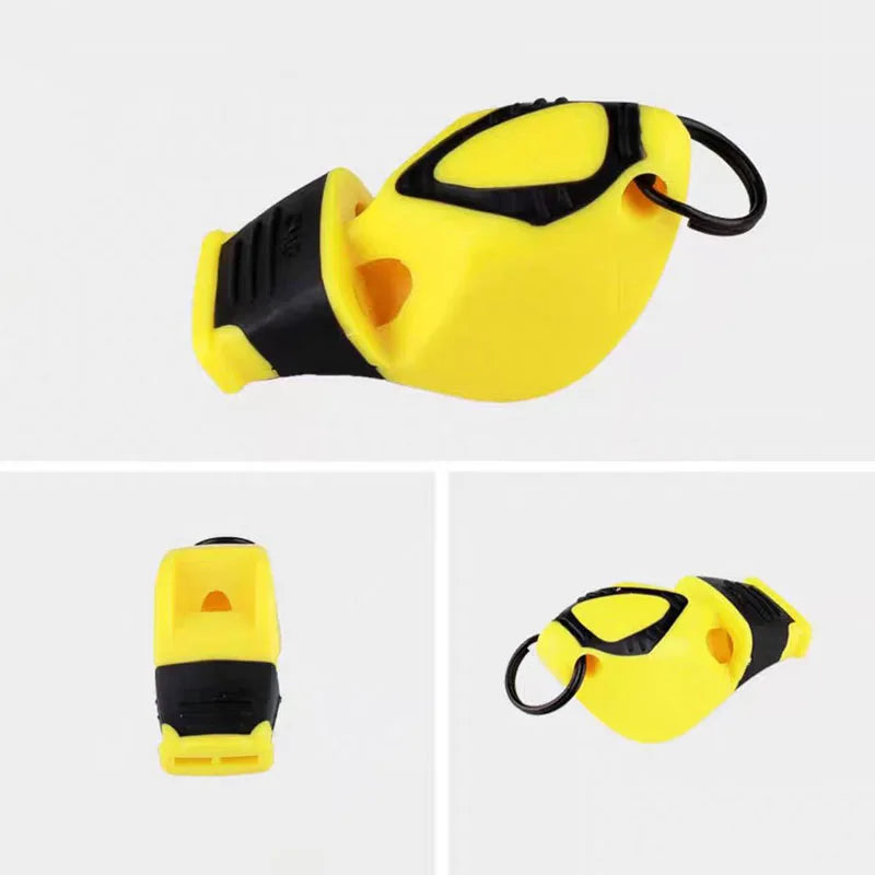 Apito profissional de futebol e basquete, apito de árbitro para esportes ao ar livre, como apito de som grande, apito de acampamento e caminhadang Survival Tool