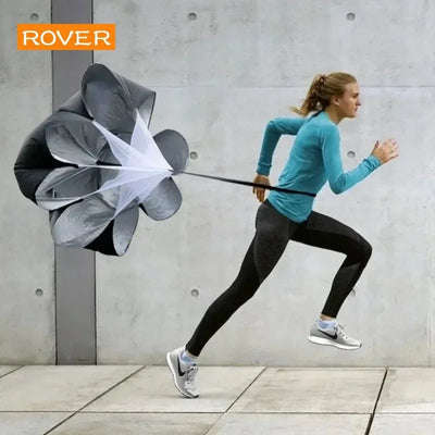 1/2 peças de pára-quedas de agilidade ajustável treinamento velocidade guarda-chuva futebol futebol resistência fitness corrida rampa esportes obstáculos