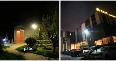 Lâmpada solar LED de 300.000 lm para áreas externas, com sensor de movimento, 4 modos, à prova d'água, IP65, para jardim Light Street Yard Lanter