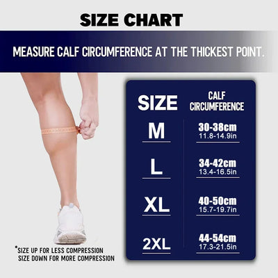 1 peça de mangas de compressão para panturrilha com almofada de EVA para homens e mulheres, suporte para pernas para dores nas canelas, caneleiras para corrida de futebol