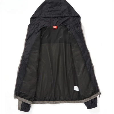 Jaquetas Nike Masculinas Antirrugas À Prova de Vento e Água, Tecido de Superfície Impermeável Confortável, Casaco Esportivo