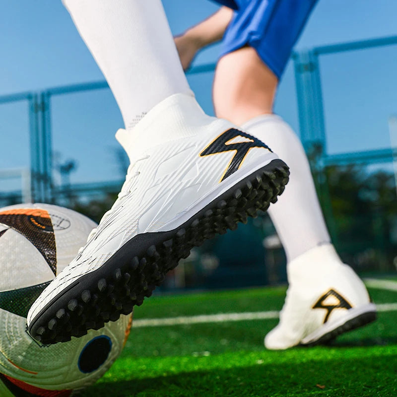 Chuteira de futebol original masculina Society, leve, TF/FG, para quadra de futsal, 2025, nova chuteira de futebol de cinco jogadores para adolescentes