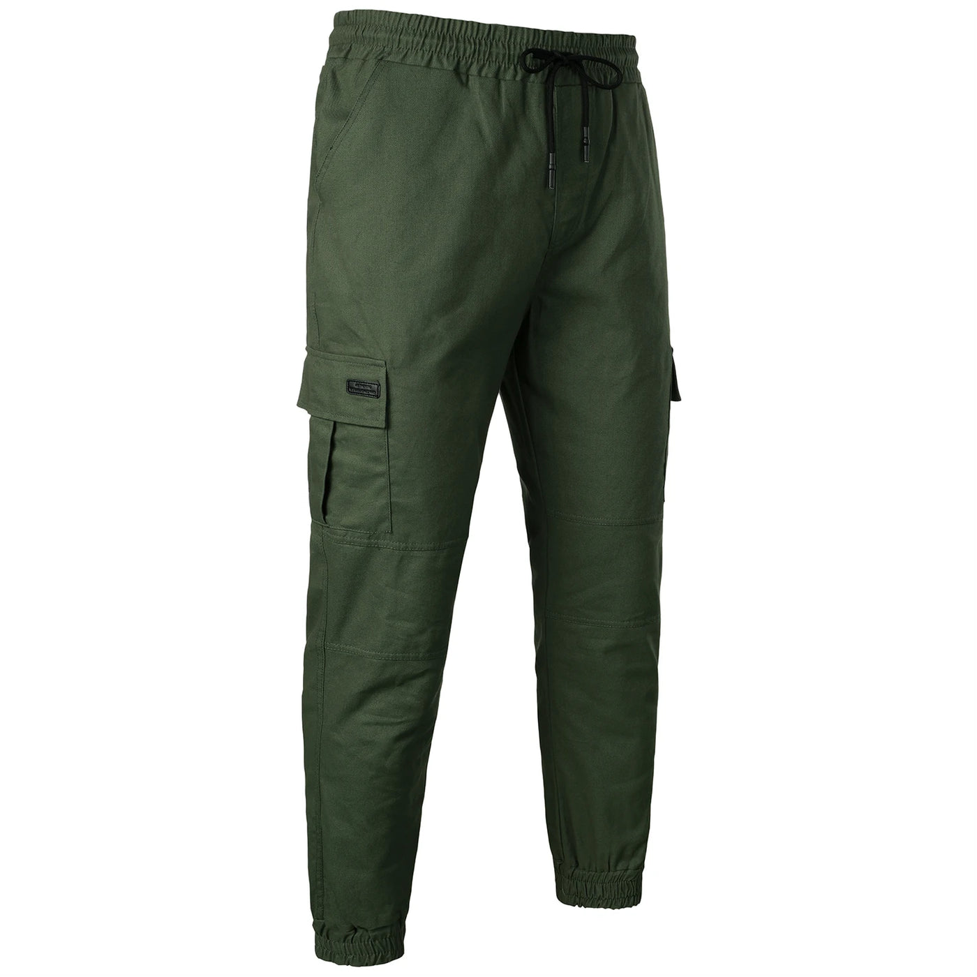 Calças esportivas com elástico, calças compridas casuais para corrida, calças de perna pequena, com cordão elástico, para outono e inverno