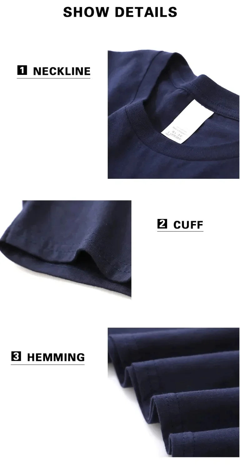 Moda masculina simples cor sólida estampada manga curta verão tops moda de rua gola redonda camiseta masculina solta