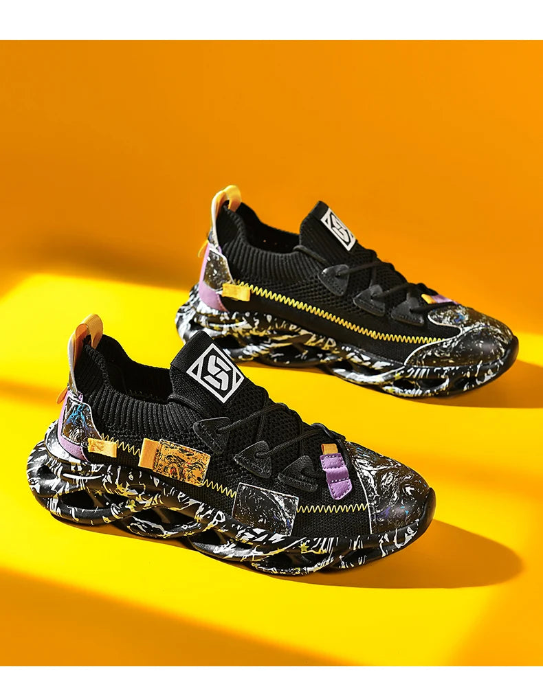 Sapatos masculinos Tênis masculinos casuais Sapatos masculinos tênis Sapatos de luxo Tênis de corrida Sapatos respiráveis da moda Mocassins Sapatos de corrida para homens