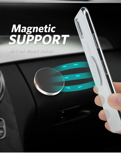 Suporte magnético para celular automotivo Suporte universal para celular para iPhone Xiaomi Huawei Samsung Painel de parede Adesivo magnético para carro