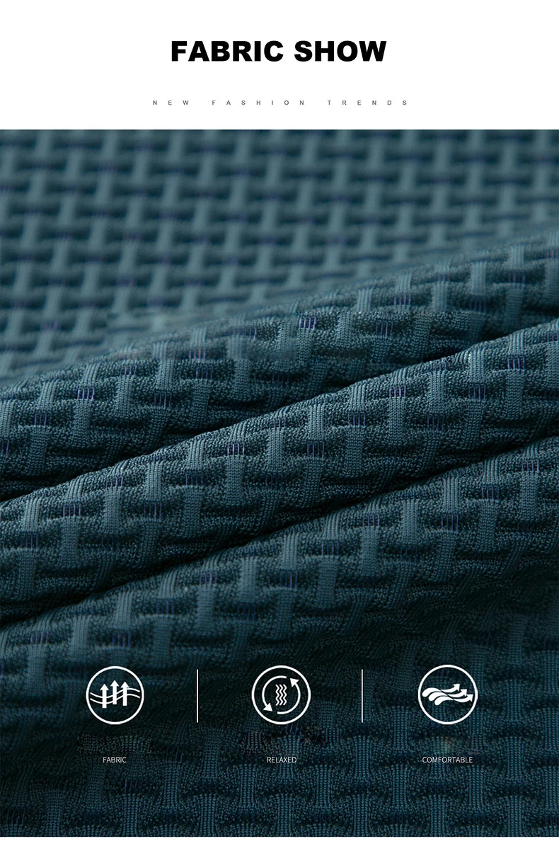 Nova camiseta masculina de manga curta de verão, camisa polo fresca e respirável, casual para negócios, com absorção de suor