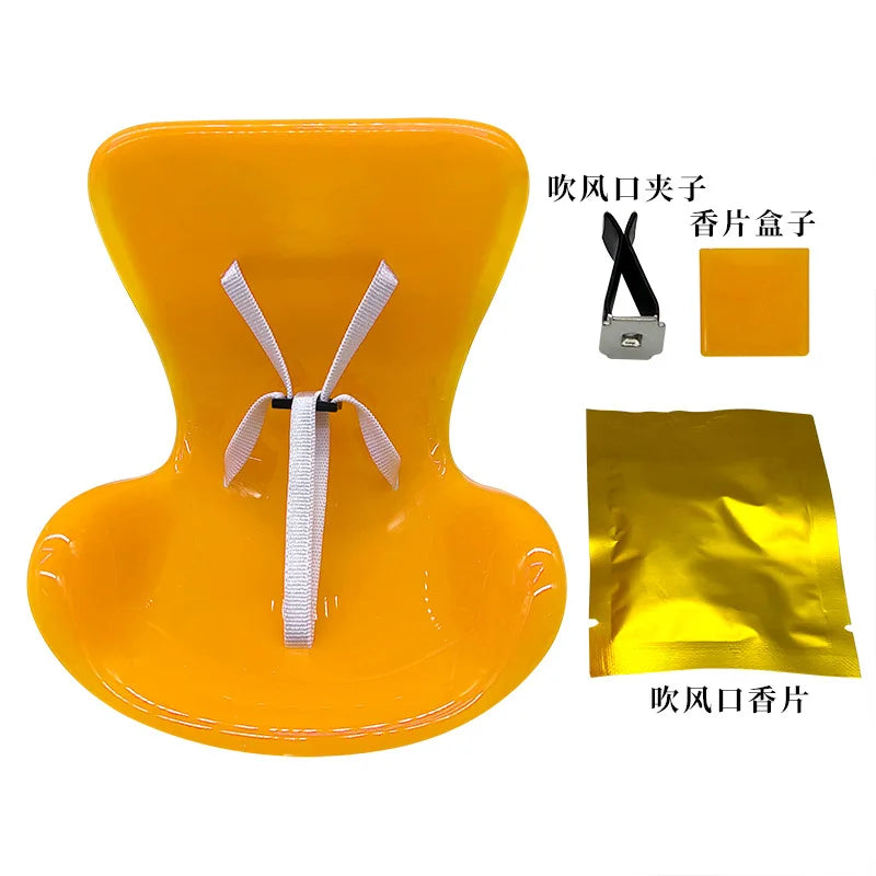 Mini assento de segurança para boneca de pelúcia Kawaii Labubu Idol Assento para boneca de carro Enfeite para carro Aromatratamento de ar Acessórios de decoração