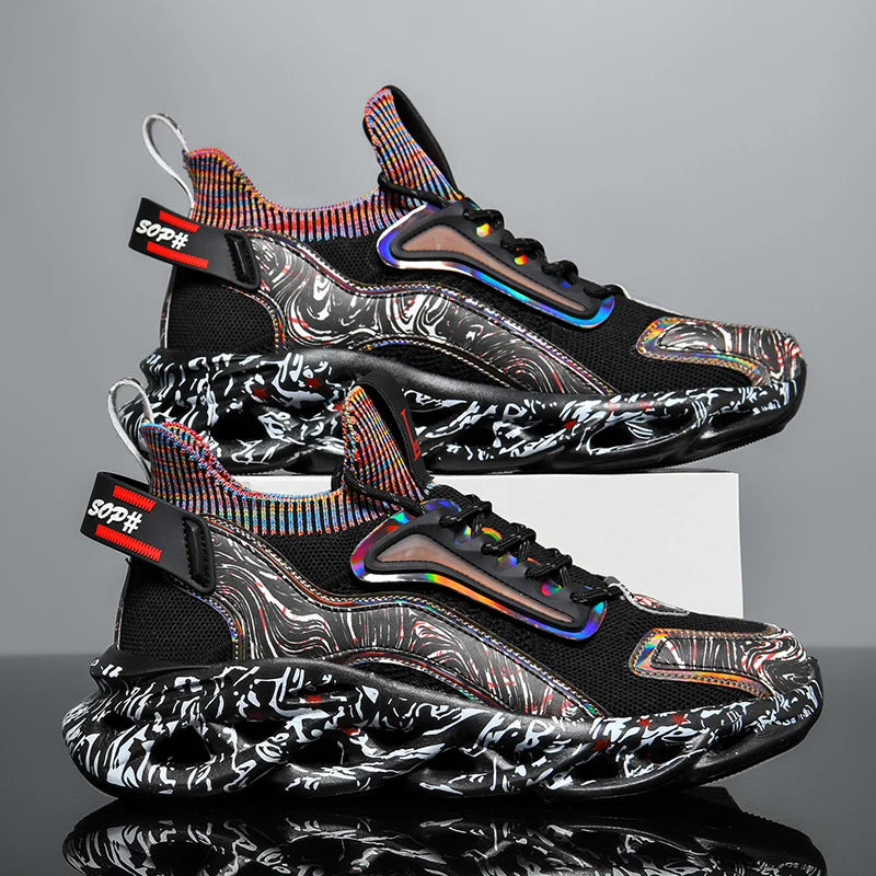 Sapatos masculinos Tênis masculinos casuais Sapatos masculinos tênis Sapatos de luxo Tênis de corrida Sapatos respiráveis da moda Mocassins Sapatos de corrida para homens