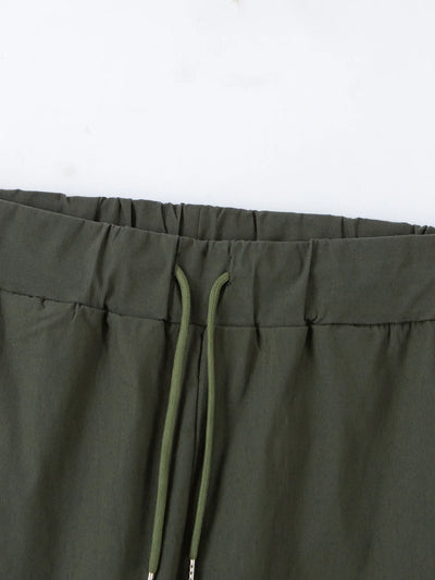 Calças esportivas casuais multibolsos para homens, primavera e outono, slim fit, moda urbana, antirrugas, para esportes ao ar livre