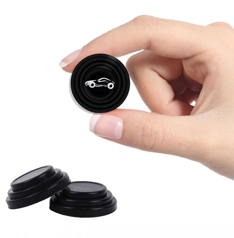 20 peças de almofadas antichoque de silicone para porta de carro, universal, isolamento acústico, adesivos de almofada espessante, juntas anti-riscos