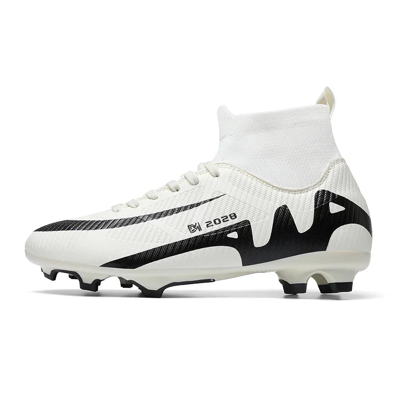 Novas chuteiras masculinas de futebol, chuteiras de futebol rápido, chuteiras de campo de futebol profissional, tênis originais para meninos de futsal TF/FG