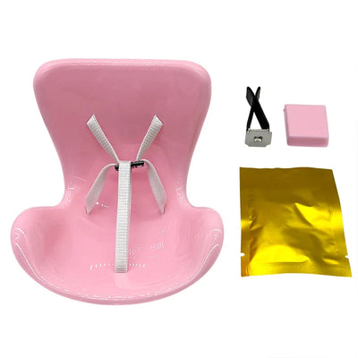 Mini assento de segurança para boneca de pelúcia Kawaii Labubu Idol Assento para boneca de carro Enfeite para carro Aromatratamento de ar Acessórios de decoração