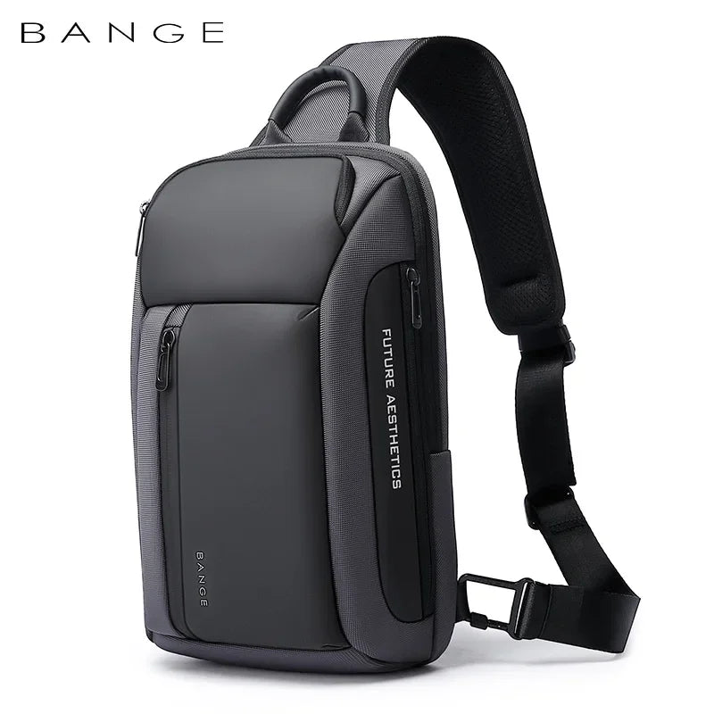 Bange nova bolsa de peito impermeável da moda Oxford bolsa crossbody modelos masculinos bolsa de peito masculina bolsa de ombro de lazer grande capacidade