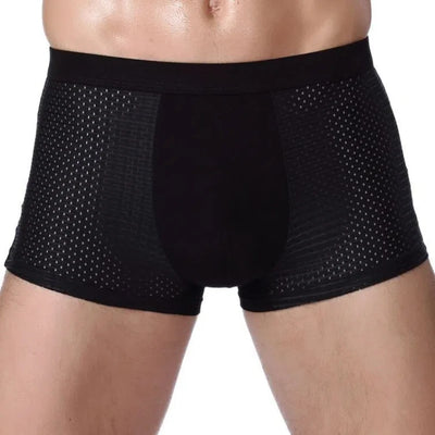 4 peças Banboo Fibra Cueca Masculina Boxer Masculino Calcinha Sólida Shorts Cuecas Masculinas Respirável Íntimo Boxers Masculinos 4 peças