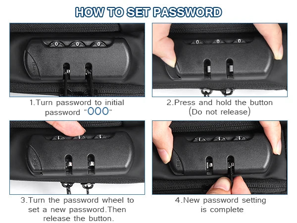 Geestock Bolsa transversal antifurto para mulheres e homens, multifuncional, com carregamento USB, bolsa de ombro, mensageiro, bolsa de viagem tipo tiracolo