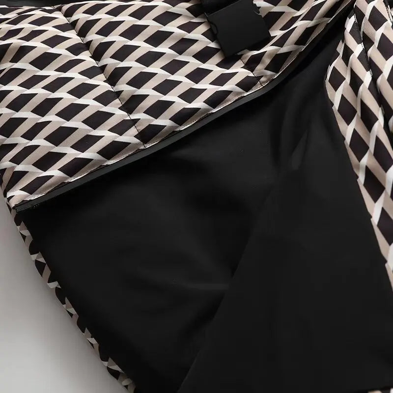 Casacos femininos de inverno com capuz, cintura alta, acolchoados, esportivos, parkas, com cinto, elegantes, grossos, quentes, à prova de vento, jaquetas de esqui