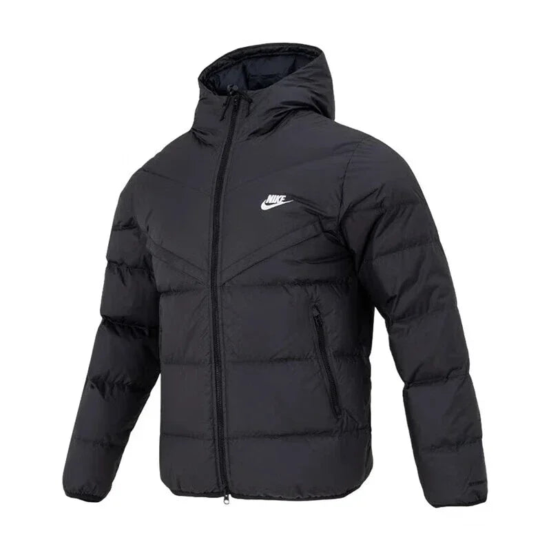 Jaqueta masculina com capuz e roupa esportiva original Nike AS M NL TF Filled Puffer JKT