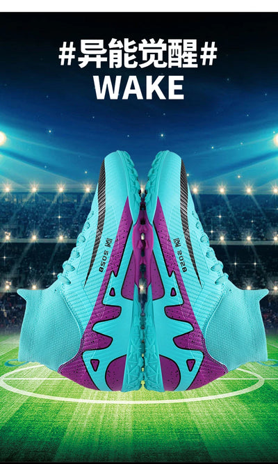 Novas chuteiras masculinas de futebol, chuteiras de futebol rápido, chuteiras de campo de futebol profissional, tênis originais para meninos de futsal TF/FG