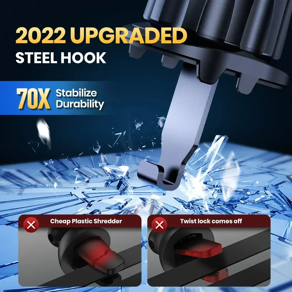 Suporte para celular com sensor de gravidade e saída de ar, suporte para carro, triângulo, gravidade, fosco, simplicidade, material metálico sólido