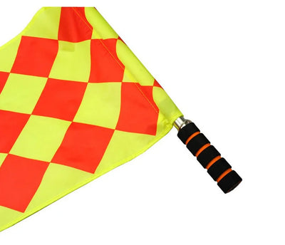1/2 peças bandeira de árbitro de futebol Fair Play Sports match bandeiras de bandeirinha de futebol equipamento de árbitro bandeira de bandeirinha de futebol