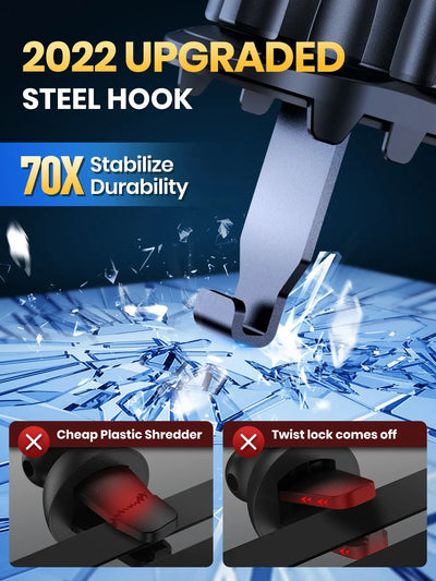 Suporte para celular com sensor de gravidade e saída de ar, suporte para carro, triângulo, gravidade, fosco, simplicidade, material metálico sólido