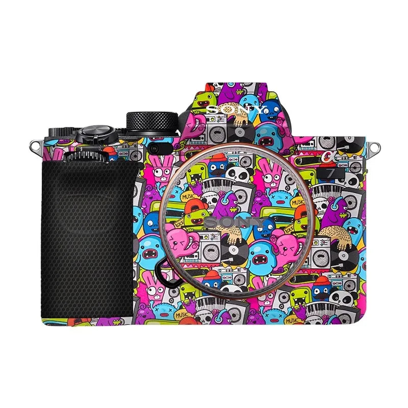 Para Sony A7IV Skin Sony A7M4 Camera Skin Película protetora anti-riscos Mais cores