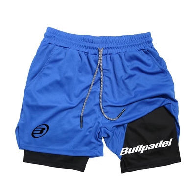 Novos shorts esportivos masculinos de padel, shorts de tênis respiráveis de verão, calças de badminton de secagem rápida, roupas esportivas para corrida ao ar livre