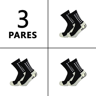 Meias de futebol masculinas, meias de corrida de poliamida, meias de futebol antiderrapantes, meias de corrida de cano médio