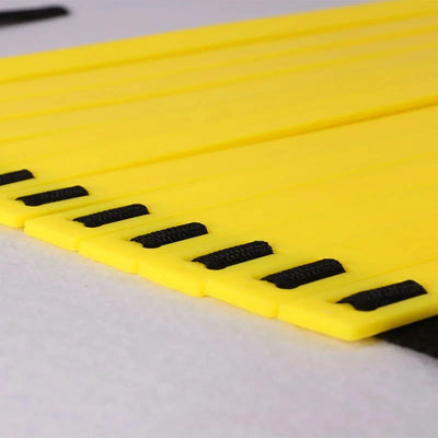 Escada de agilidade com tiras de nylon para futebol, futebol, equipamento de treinamento de velocidade, fitness esportivo, corrida, aquecimento, ferramenta de escada de treinamento