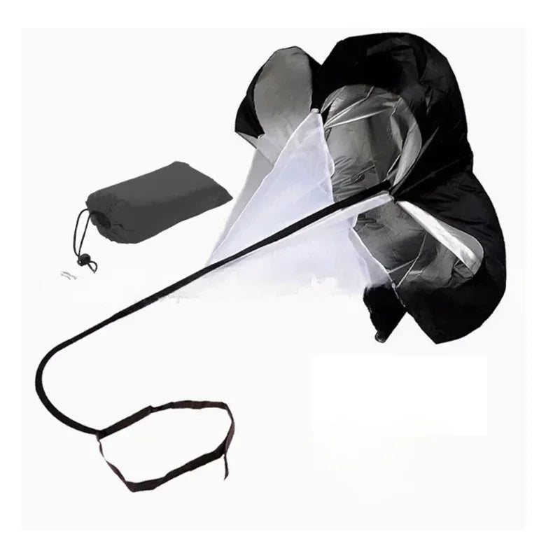 1/2 peças de pára-quedas de agilidade ajustável treinamento velocidade guarda-chuva futebol futebol resistência fitness corrida rampa esportes obstáculos