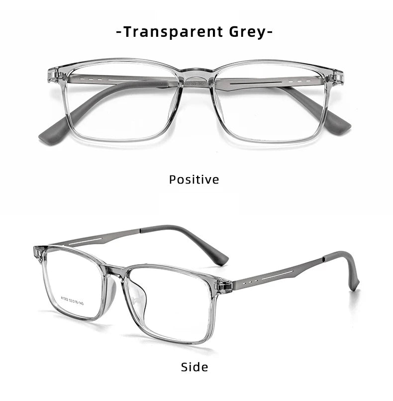 Óculos de leitura CLLOIO UltraLight de alta qualidade em titânio puro, anti-raios azuis, para miopia e hipermetropia, óculos de grau