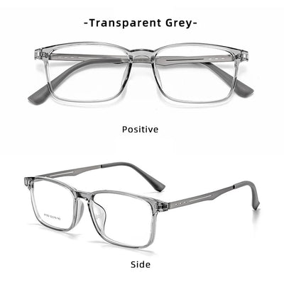 Óculos de leitura CLLOIO UltraLight de alta qualidade em titânio puro, anti-raios azuis, para miopia e hipermetropia, óculos de grau