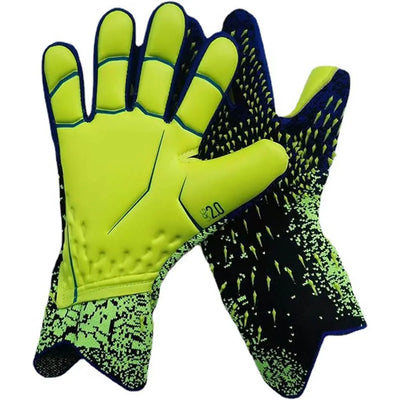 Luvas de goleiro com aderência forte para goleiro de futebol, luvas de goleiro com tamanho 6/7/8/9/10, luvas de futebol para crianças, jovens e adultos