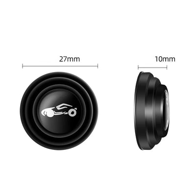 20 peças de almofadas antichoque de silicone para porta de carro, universal, isolamento acústico, adesivos de almofada espessante, juntas anti-riscos