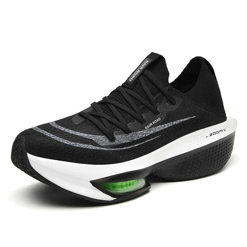 Tênis de corrida Air Cushion Especial Maratona Masculino Esportivo Respirável Leve Feminino Confortável Atlético Antiderrapante Tênis